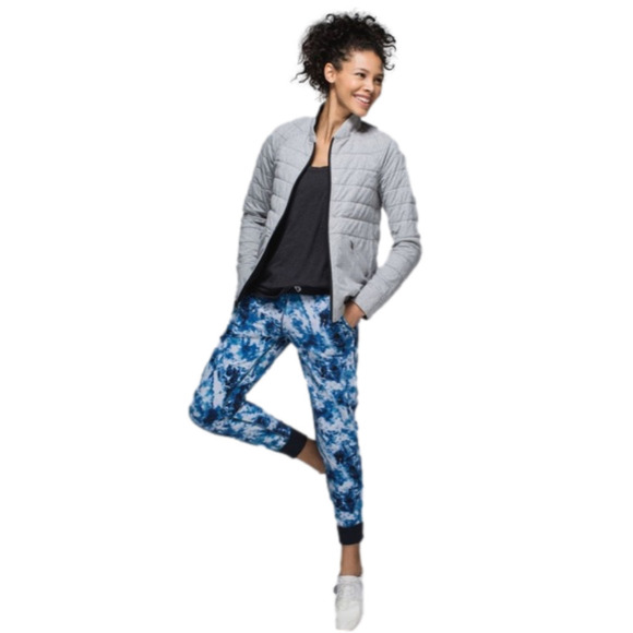Lululemon No Sweat Pants joggers track pants zip up size 8 or size M medium - Picture 1 of 12
